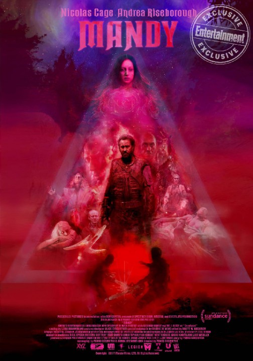 MANDY: une belle affiche pour le nouveau Panos Cosmatos avec Nicolas Cage