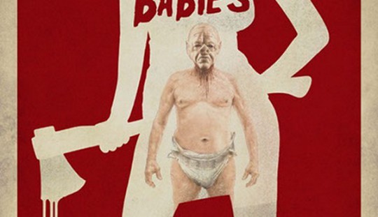 ATTACK OF THE ADULT BABIES: une affiche croquignolette pour la comédie horrifique au pitch fou