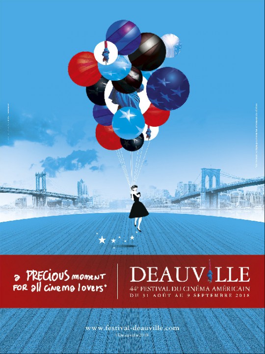 FESTIVAL DU CINEMA AMERICAIN DE DEAUVILLE 2018: l'affiche officielle dévoilée