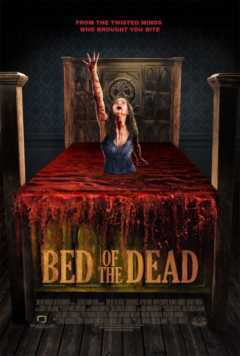 BED OF THE DEAD: une affiche sanglante pour le film de lit tueur