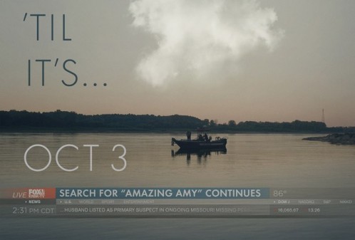 GONE GIRL: une curieuse affiche teaser pour le prochain Fincher