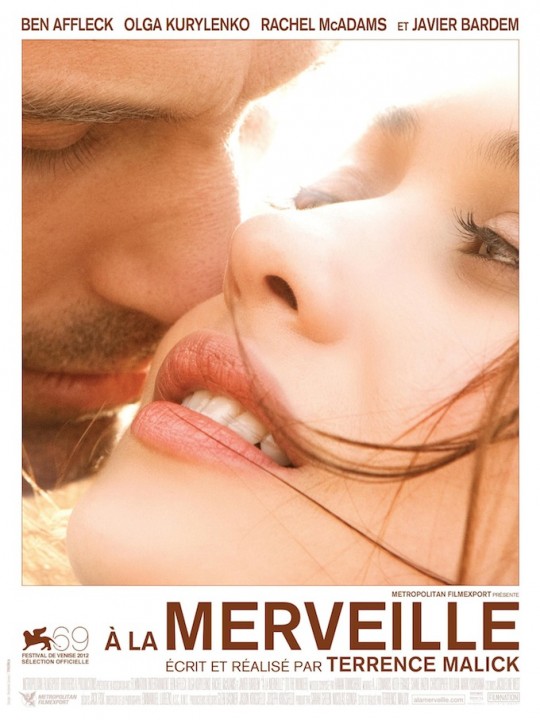 A LA MERVEILLE: l'affiche française définitive du Terrence Malick