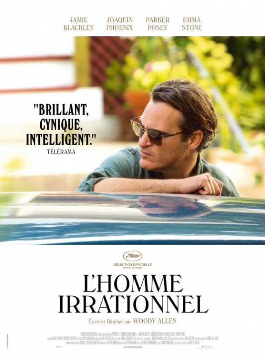 L'HOMME IRRATIONNEL: des affiches pour le nouveau Woody Allen