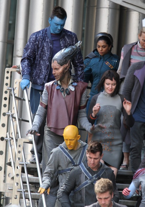 LES GARDIENS DE LA GALAXIE: premières images de tournage du film de super-héros