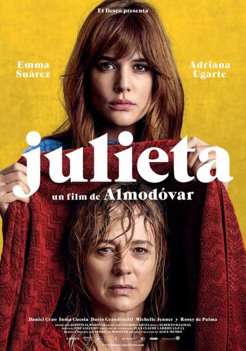 JULIETA: première affiche du nouveau Pedro Almodovar
