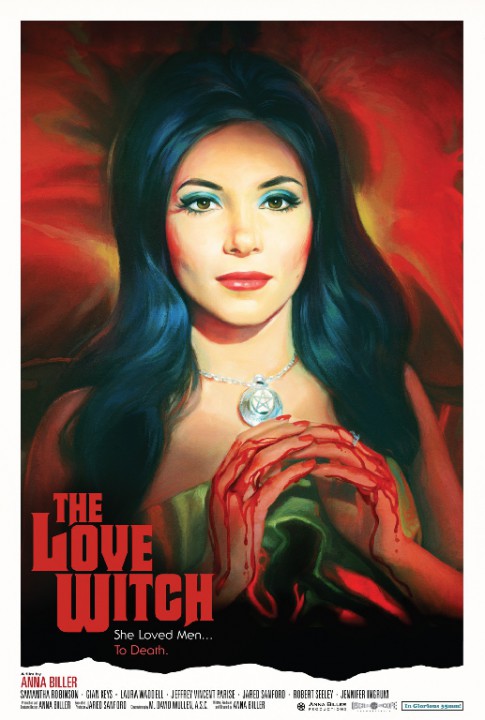 THE LOVE WITCH: une belle affiche pour l'ovni psychédélique et féministe d'Anna Biller