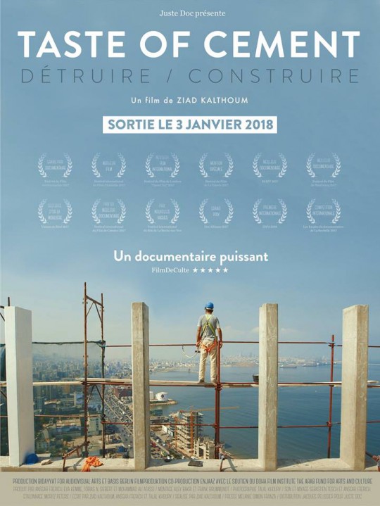 TASTE OF CEMENT: une affiche pour le doc syrien à ne pas manquer