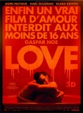 LOVE: une affiche définitive pour le mélodrame sexuel de Gaspar Noé