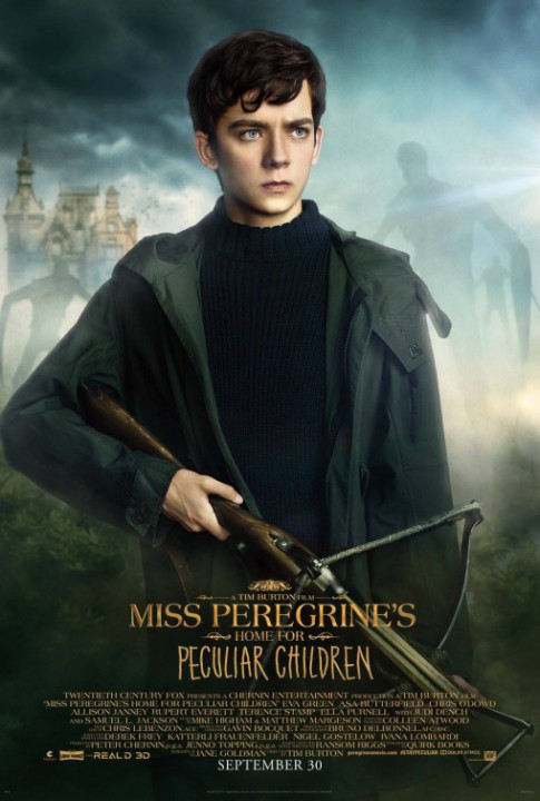 MISS PEREGRINE ET LES ENFANTS PARTICULIERS: des affiches pour le nouveau Tim Burton