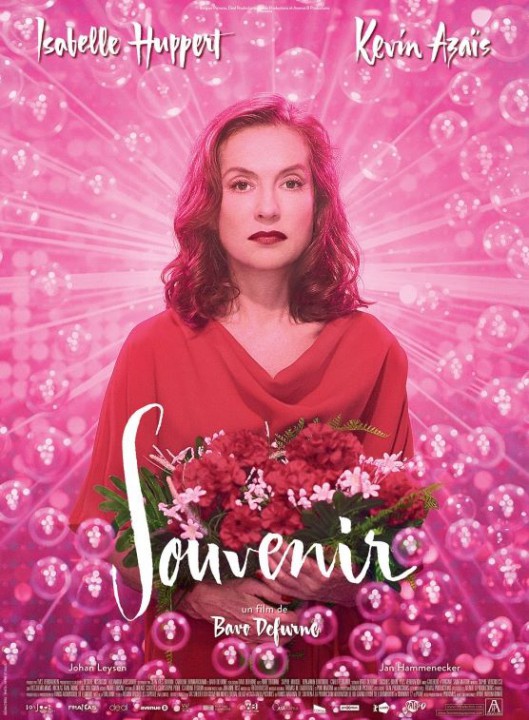 SOUVENIR: une affiche chatoyante pour Isabelle Huppert en star de l'Eurovision