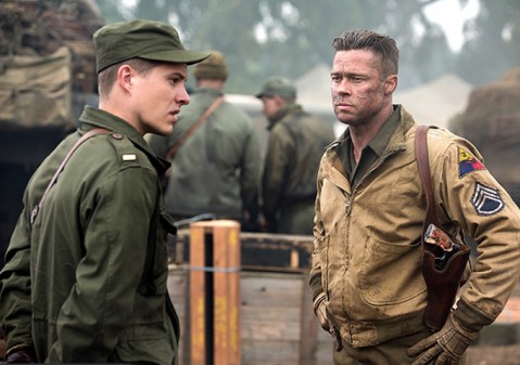 FURY: premières images du nouveau Brad Pitt dans un tank