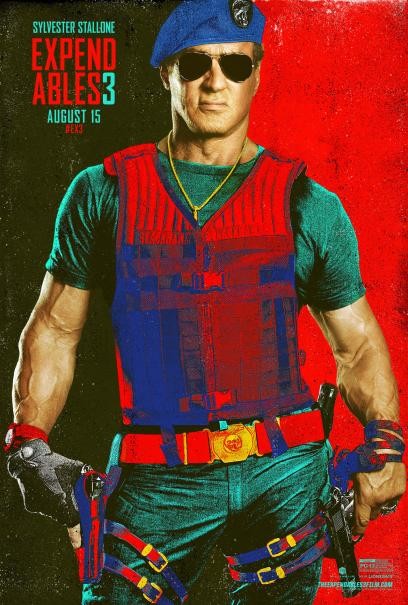 EXPENDABLES 3: une surprenante série d'affiche hyper-colorées
