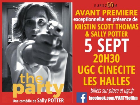 CONCOURS: des places à gagner pour l'avant première de "The Party" en présence de Kristin Scott Thomas